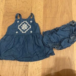Old Navy denim set 12-18 months